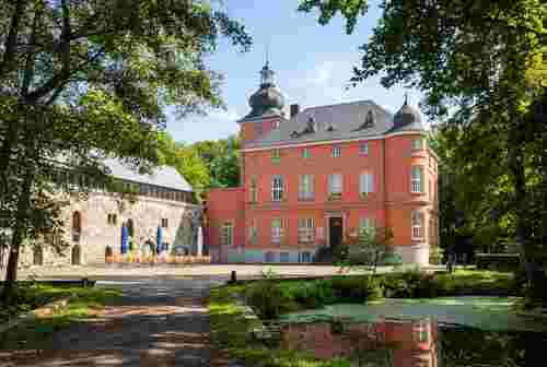 Die historische Burg Wissem in Troisdorf